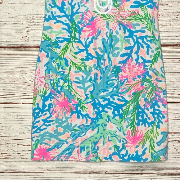 Lilly Pulitzer Harper Shift Dress in Coral Bay Sz XS - Picture 12 of 16